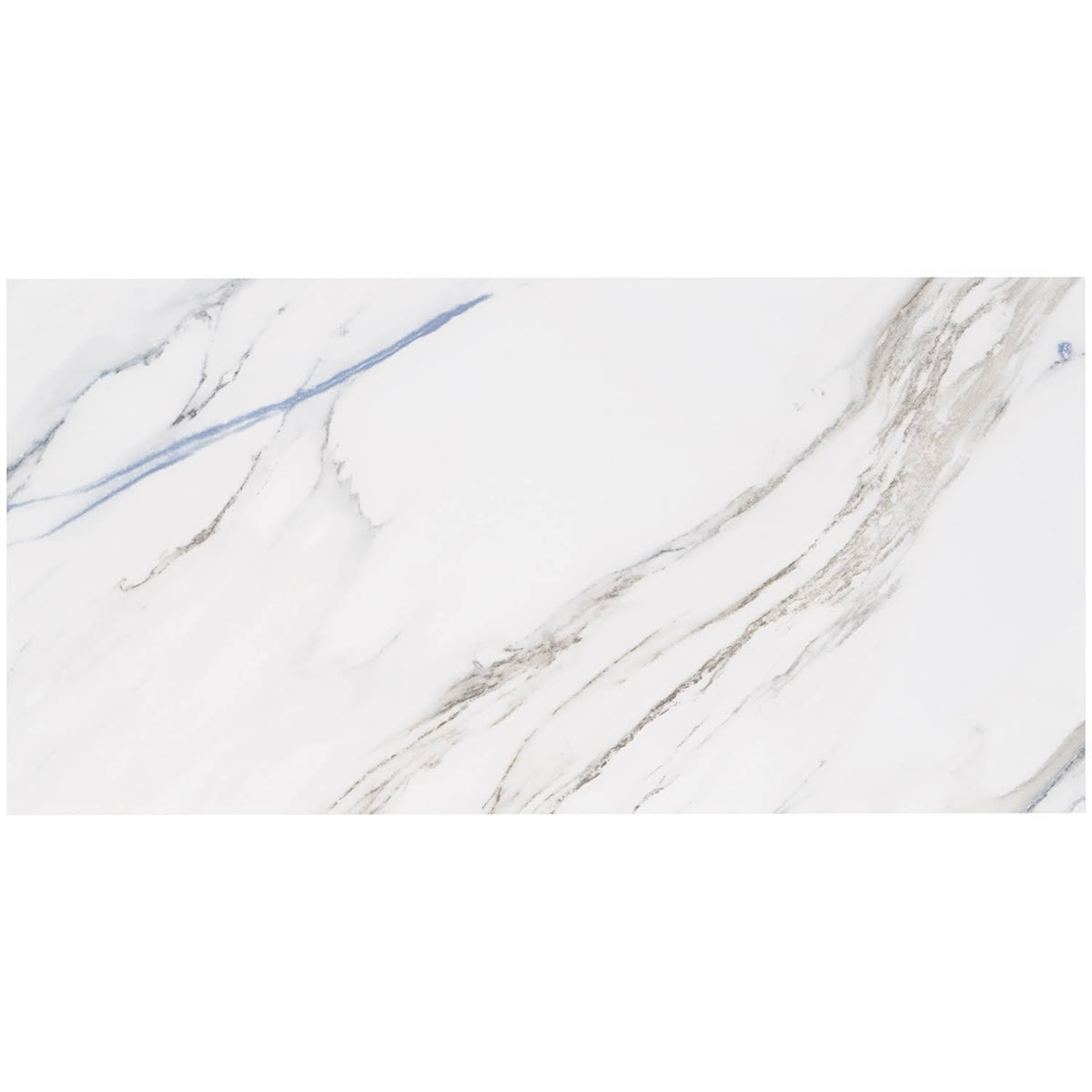 Polished Porcelain Floor and Wall Tile 12 in. x 24 in. 6-Piece Q26704