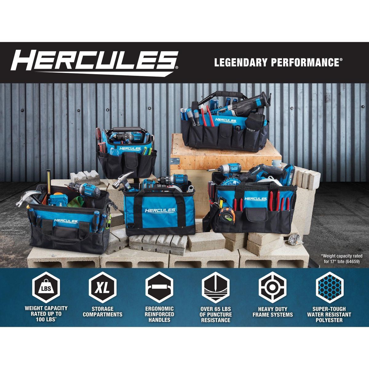 10 in. Tool Tote with 22 Pockets C67662
