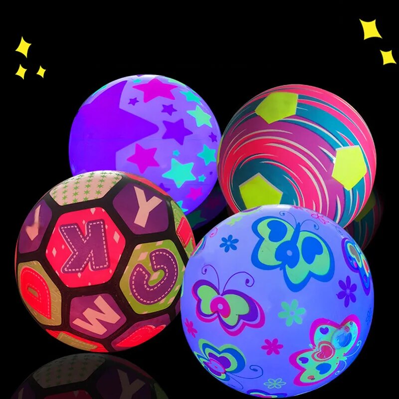 Luminous Inflatable Rubber Beach Ball Y1972