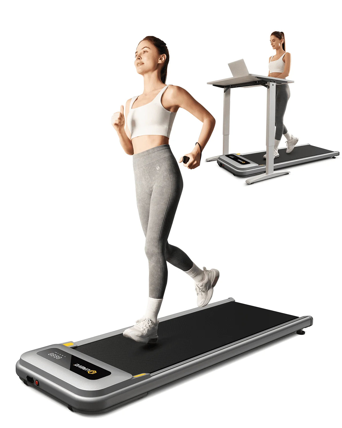 Walking Pad Treadmill 2.25HP 265lb Capacity with Remote Control A370355