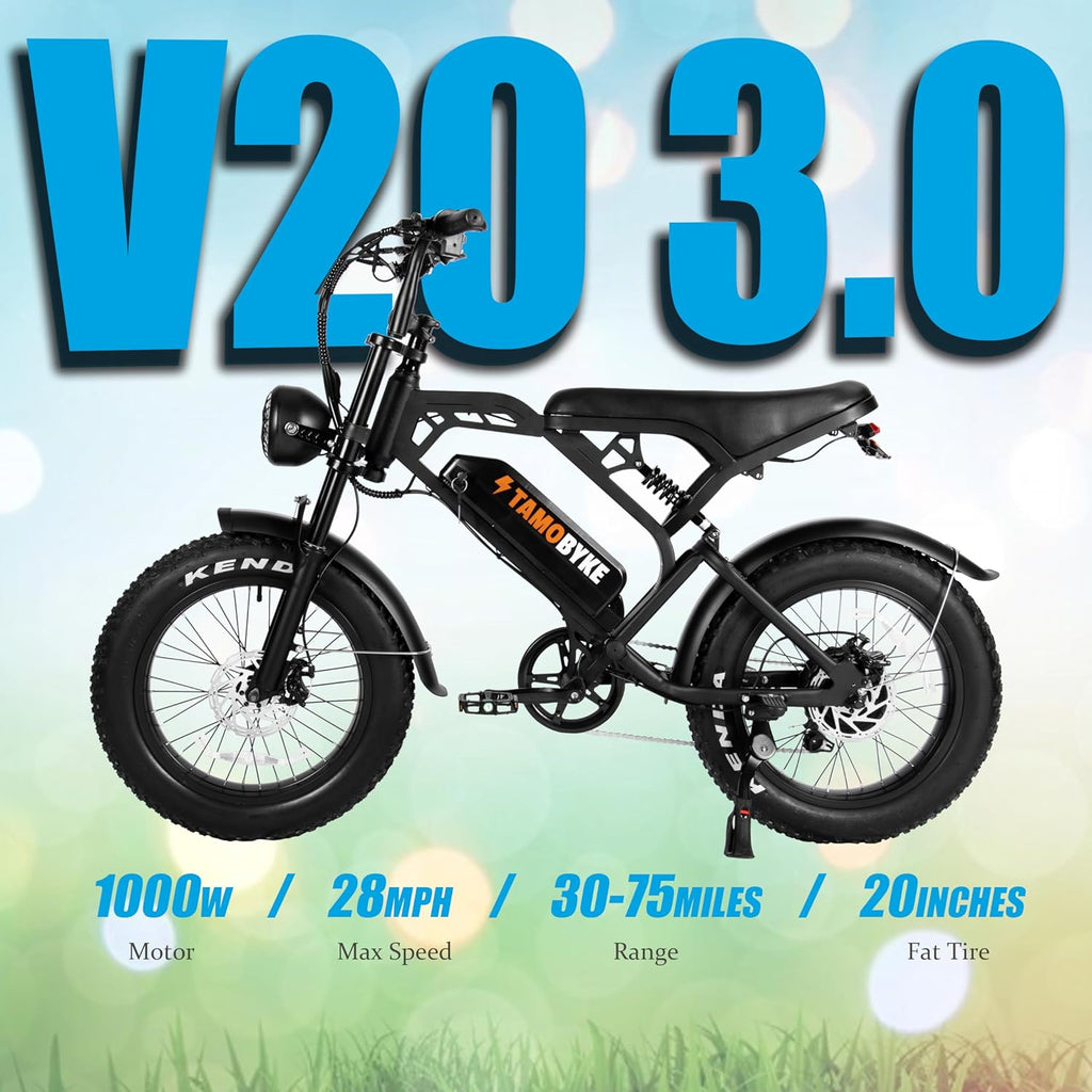 20'' Fat Tire Electric Bike with 1000W Motor J2415