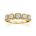 1.00 ct. t.w. Diamond 5-Stone Ring in 14kt Yellow Gold F378