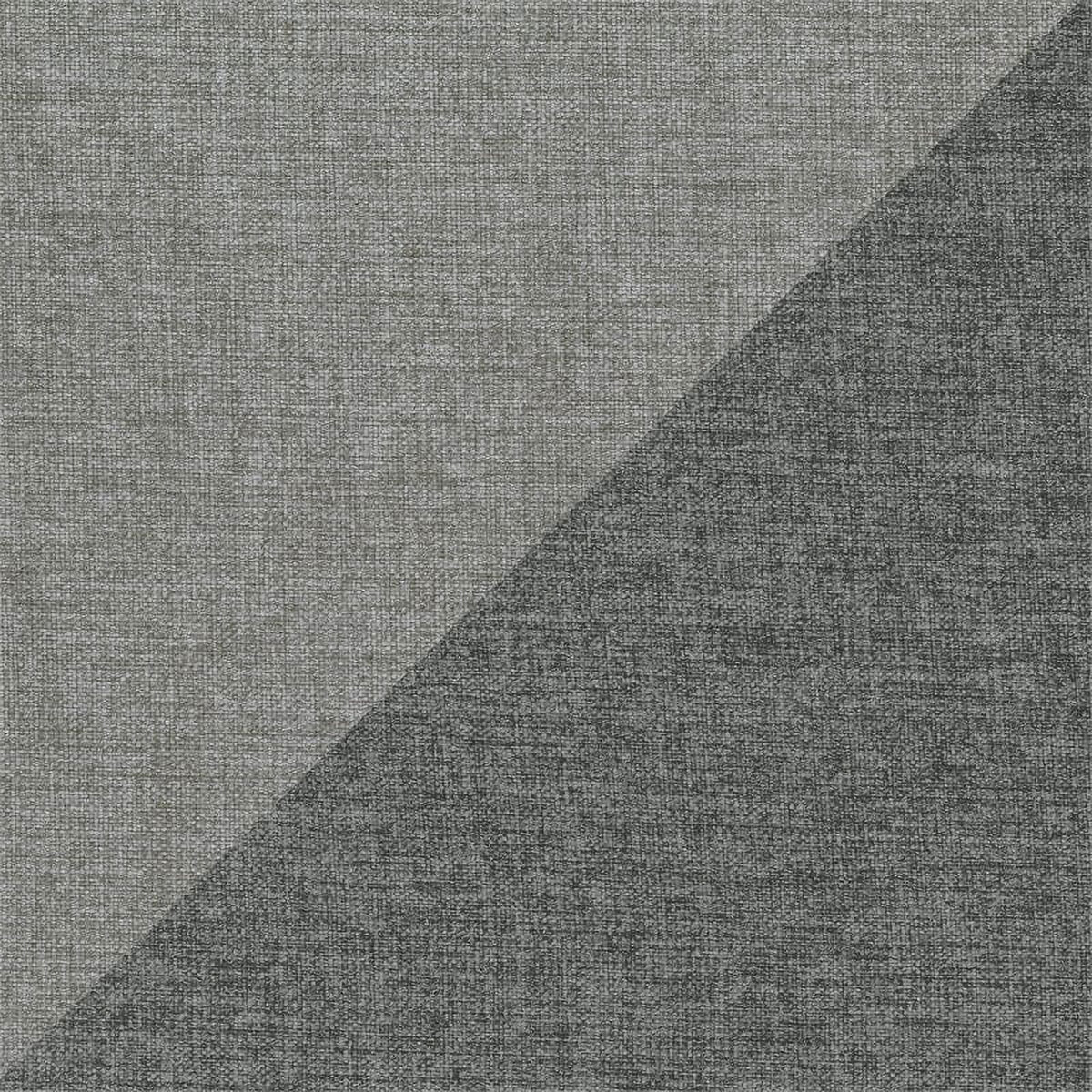 Taupe Gray Fabric Double Reclining Loveseat U470