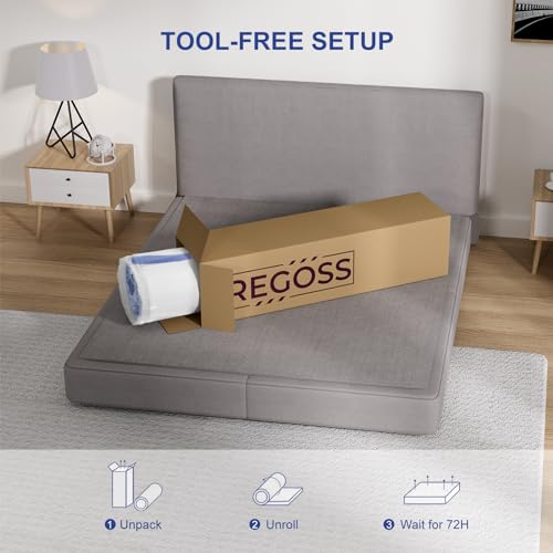 Twin Size 10 Inch Hybrid Mattress with Memory Foam and Pocket Spring B9463