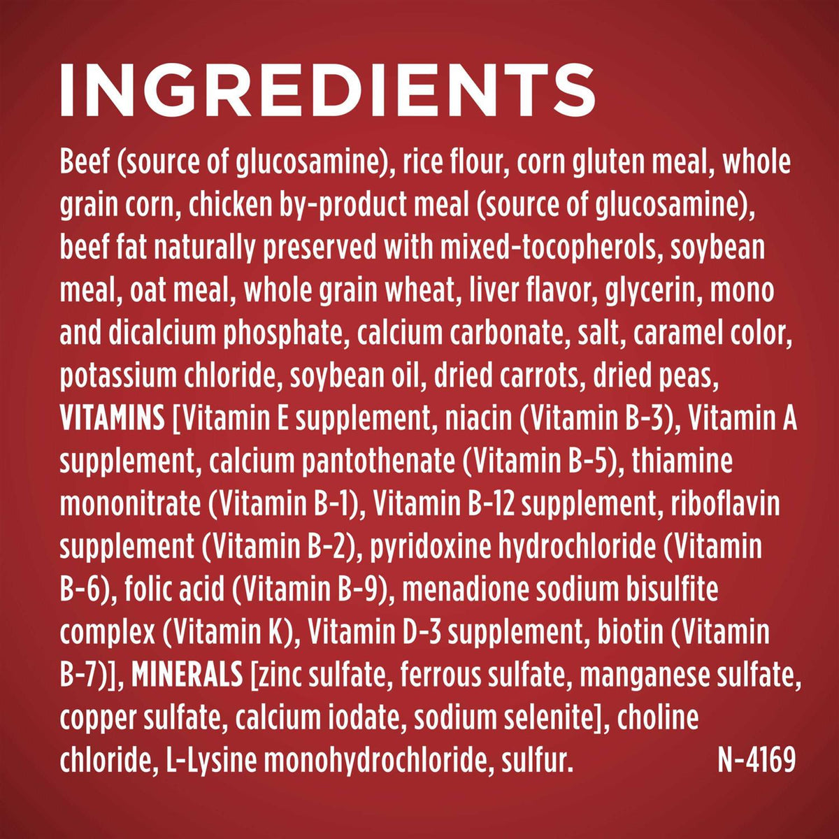 Beef & Rice Dry Dog Food V91217