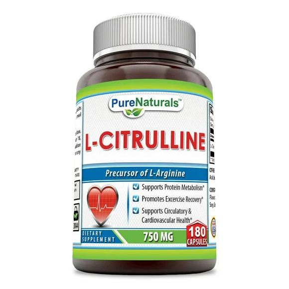 L-Citrulline 750 mg 180 Capsules Supplement V6418