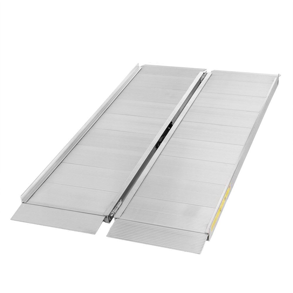 Portable Single-Fold Aluminum Wheelchair and Scooter Ramp, 700 lb. Capacity K1971
