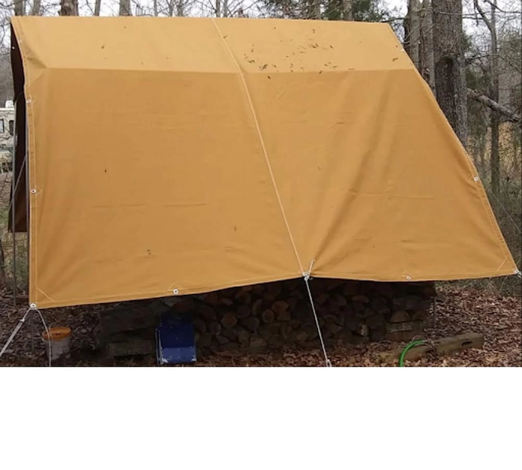 Tan 12oz Canvas Tarp with Grommets Z45598