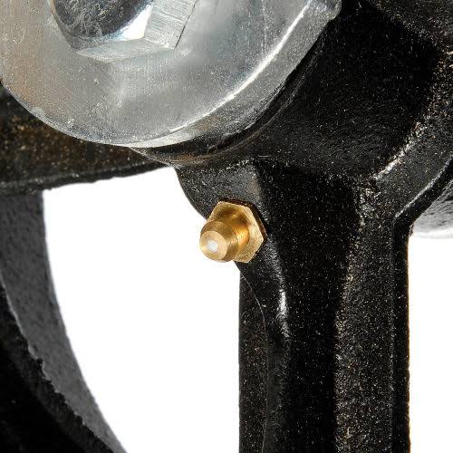 Heavy Duty Rigid Plate Caster 8x22 Rubber Wheel 600 lb. Capacity I555144