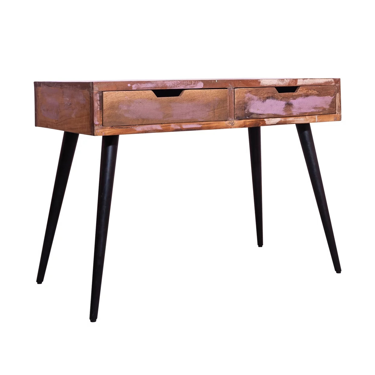 43 Inch 2 Drawer Wooden Console Table N4291