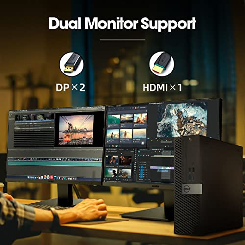 16GB DDR4 Ram 512GB M.2 NVMe SSD Desktop Computer with 24 inch Monitor Y780191
