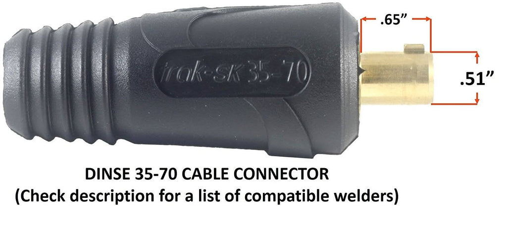 300 Amp Welding Electrode Holder Lead Assembly Z3812