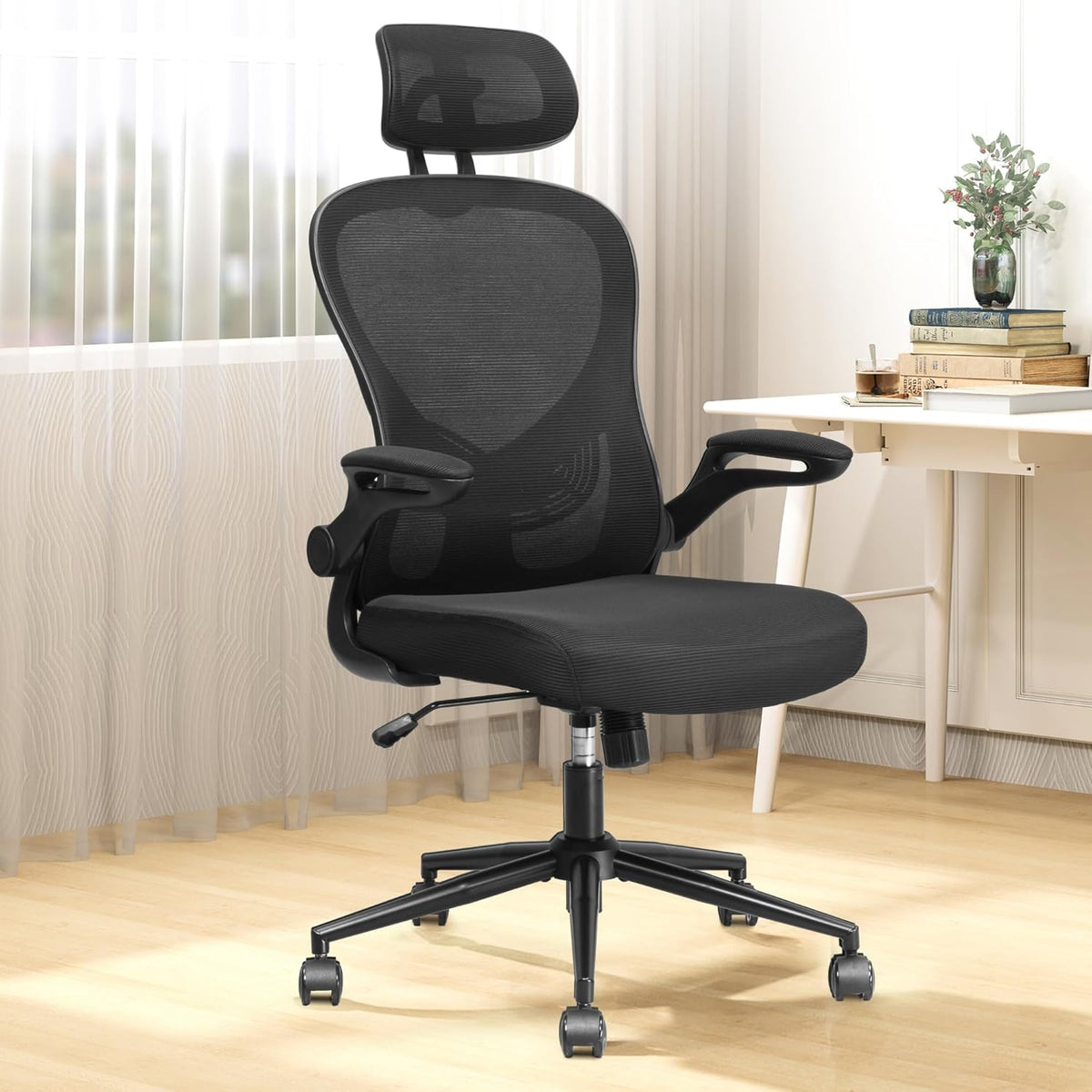 High Back Mesh Office Chair with Adjustable Lumbar Support A54023