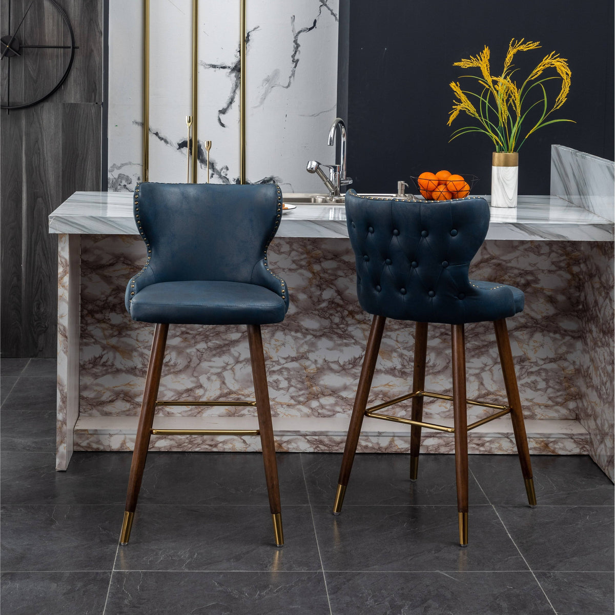 Pink Bar Stool, Set of 2 N6184