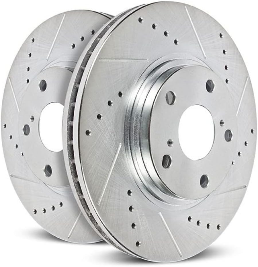 Front Evolution Drilled & Slotted Brake Rotor W45859