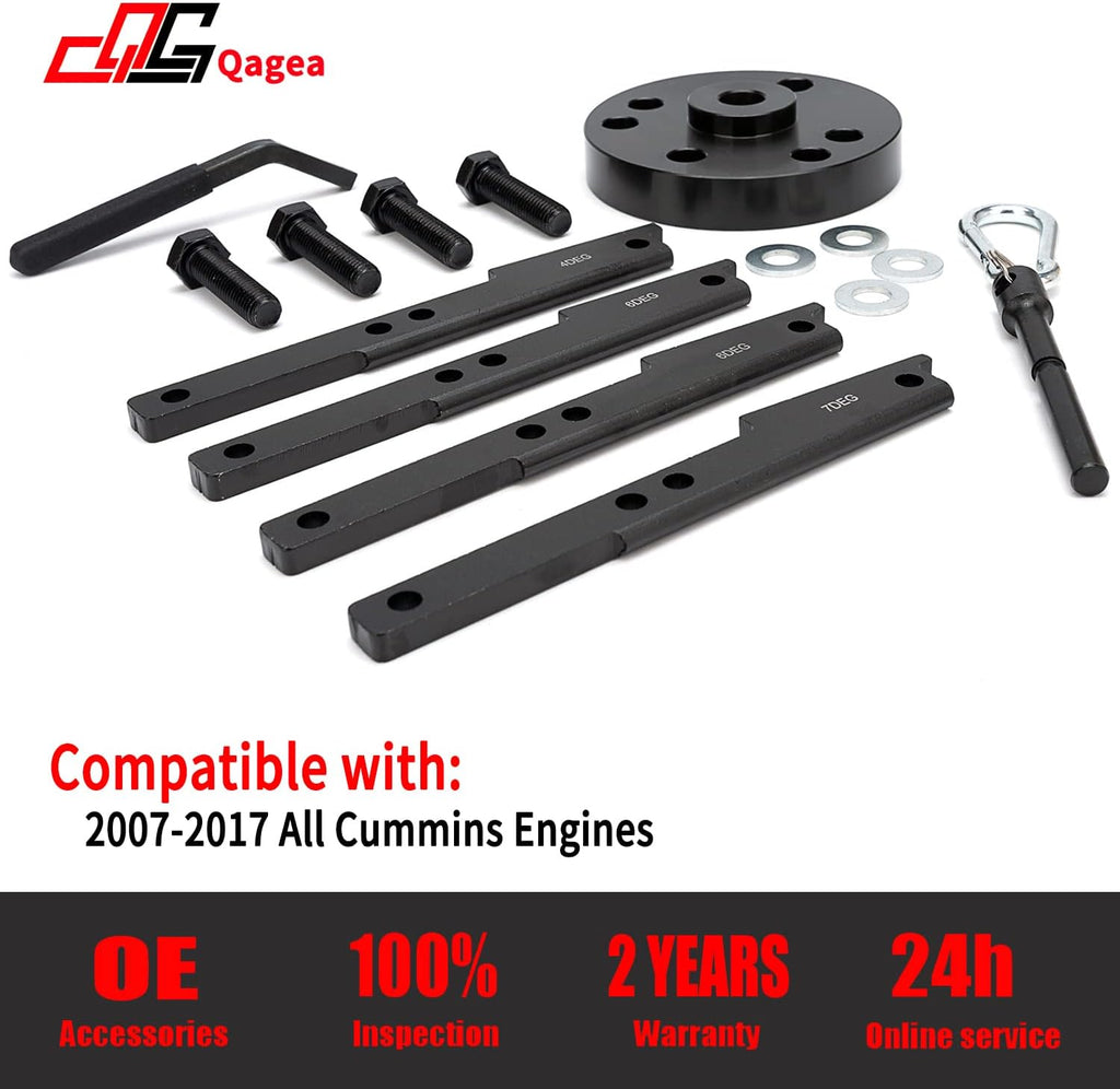 15 PCS Heavy Duty Steel Cam Timing Tool Kit & Engine Brake Adjustment Tool 7MM T1353