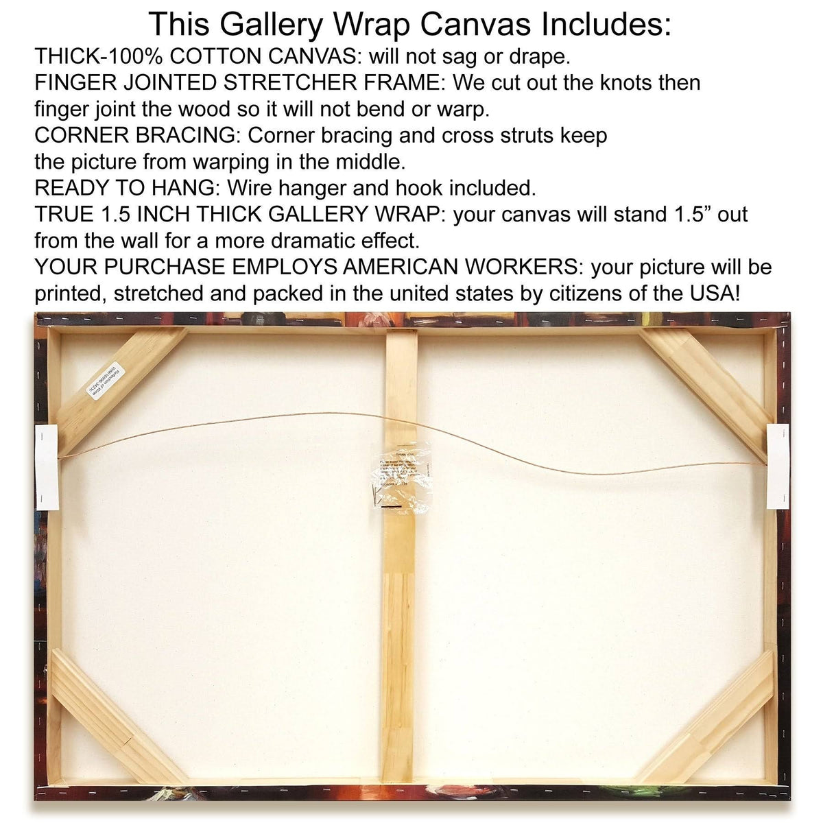 18x22 Gold and White Contemporary Canvas B17859
