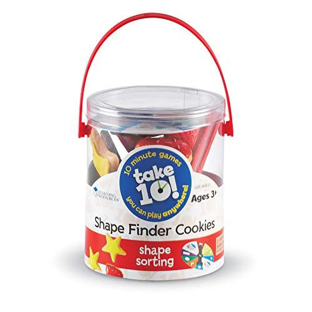 Shape Finders Cookies Preschool Toys, 25 Pieces T387