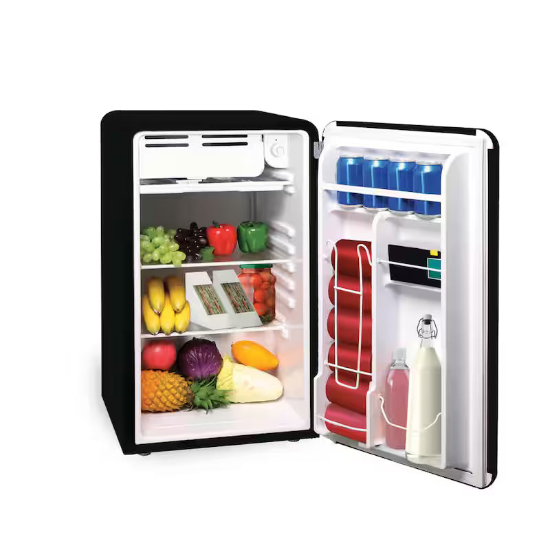 Black 3.2 cu. ft. Mini Fridge with Freezer D2211