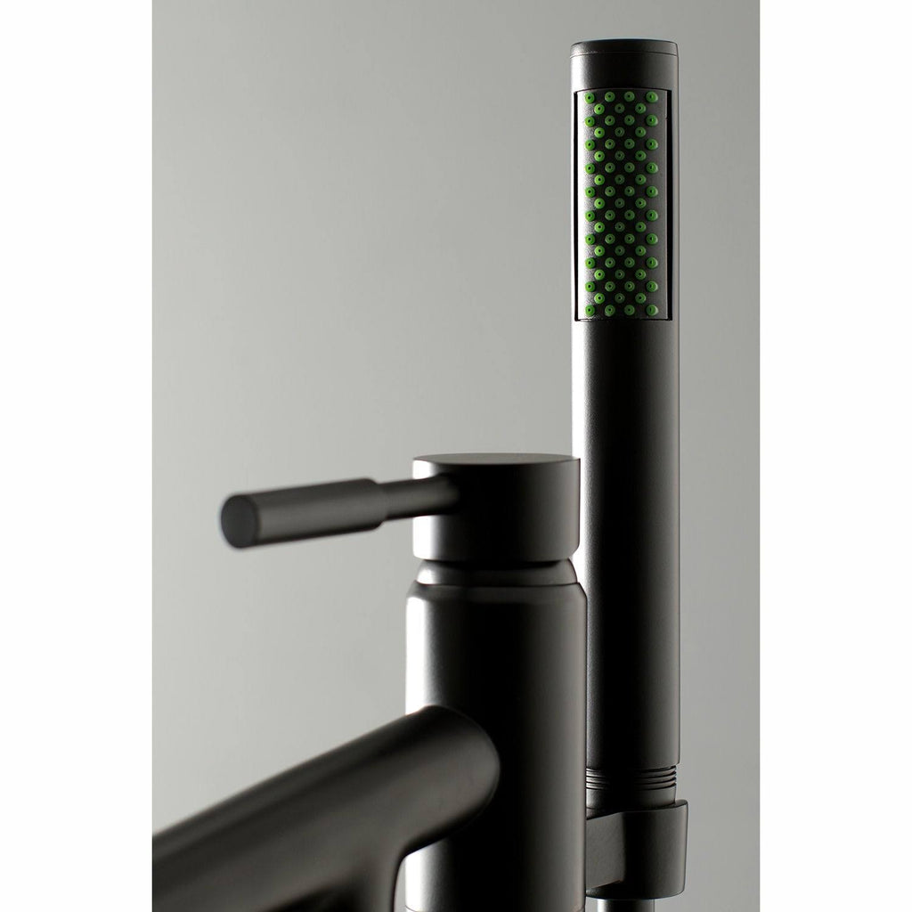 Polished Chrome Freestanding Tub Faucet with Hand Shower S9691