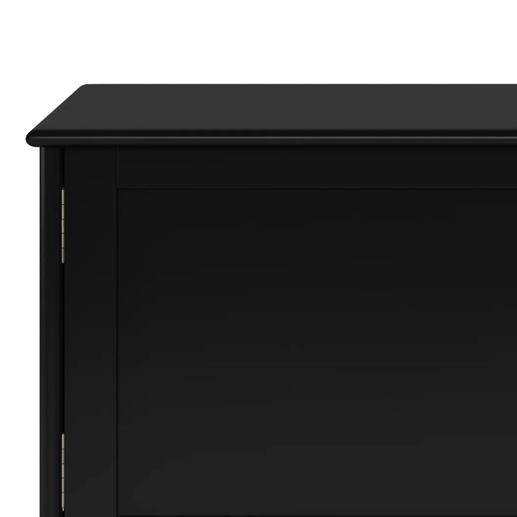 Black Low TV Media Stand W91039