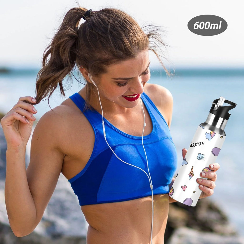 Stainless Steel Insulated Water Bottle with Straw Lid X312
