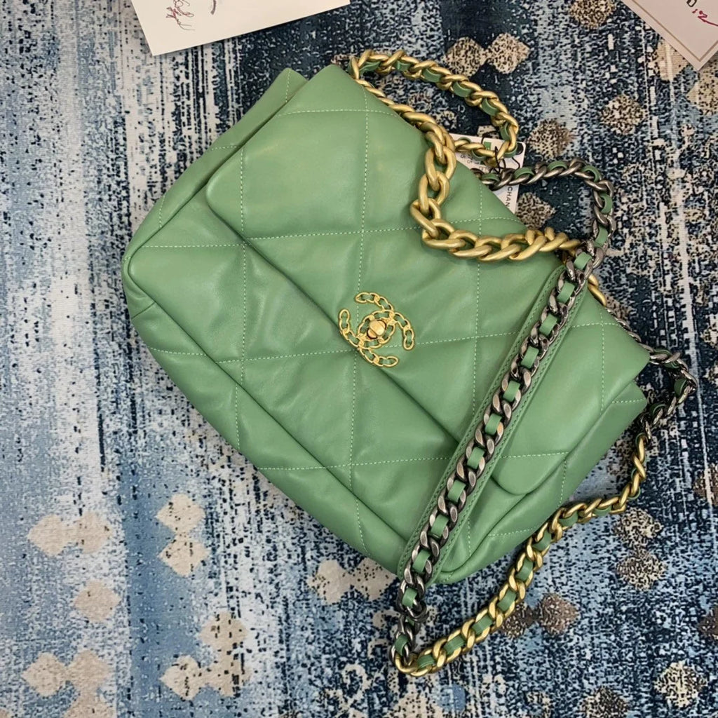 Green Flap Bag J231376
