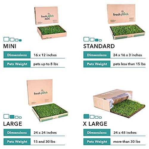 Large Real Grass Pee and Potty Training Pad for Dogs D9048