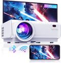 WiFi Bluetooth Projector 1080P Portable Movie Projector with 200" Display K180