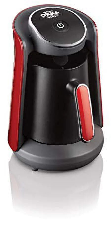 Turkish Greek Coffee Machine Red Silver A71271