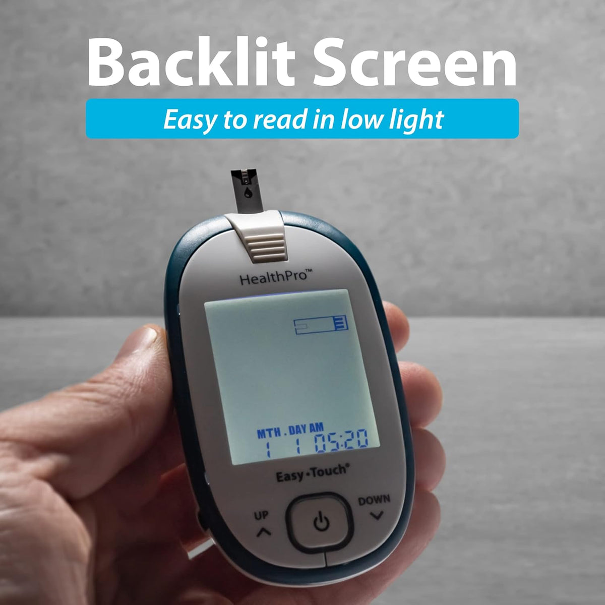 Glucose Monitoring Meter with Lancing Device & 10 Lancets E5386