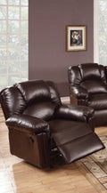 Brown Bonded Leather Recliner Chair C81629