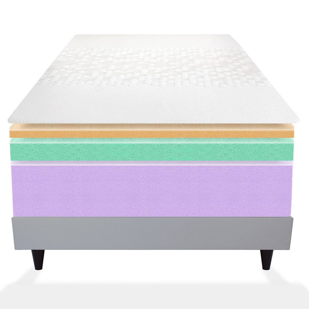 Twin XL Copper Infused Cooling Memory Foam Mattress Y454