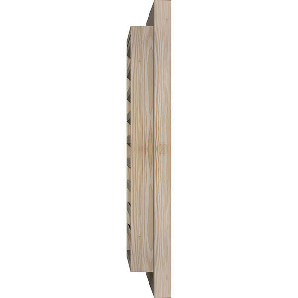 20-in W x 20-in H Vertical Gable Vent, Unfinished Pine E88001