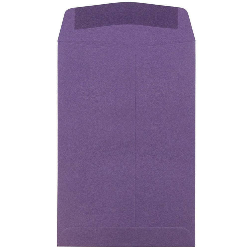 6 x 9 Open End Envelopes, Dark Purple, 1000/Carton N27503