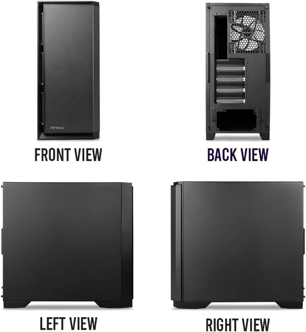 Mid-Tower PC Computer Case with Sound Dampening Panels C1498