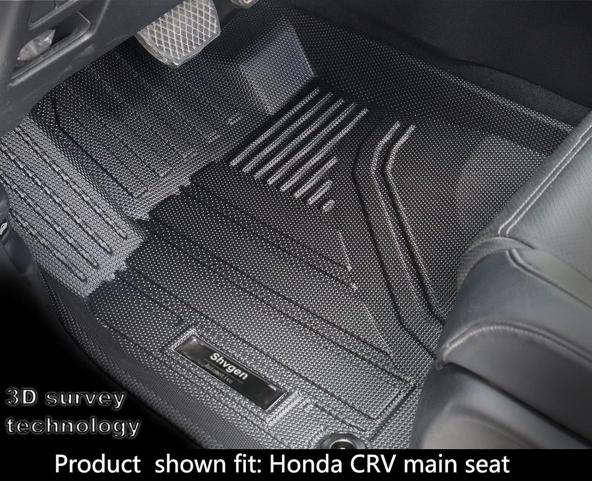 Black TPE Rubber Car Floor Mats and Cargo Trunk Liner Set I70903