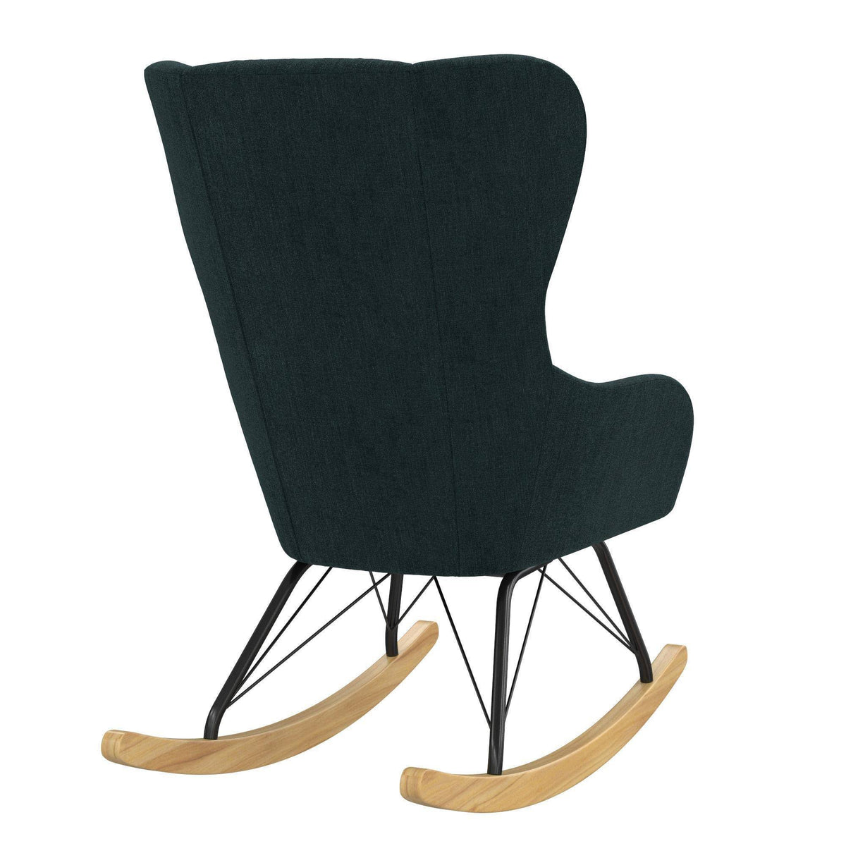 Blue Wingback Rocker S51220