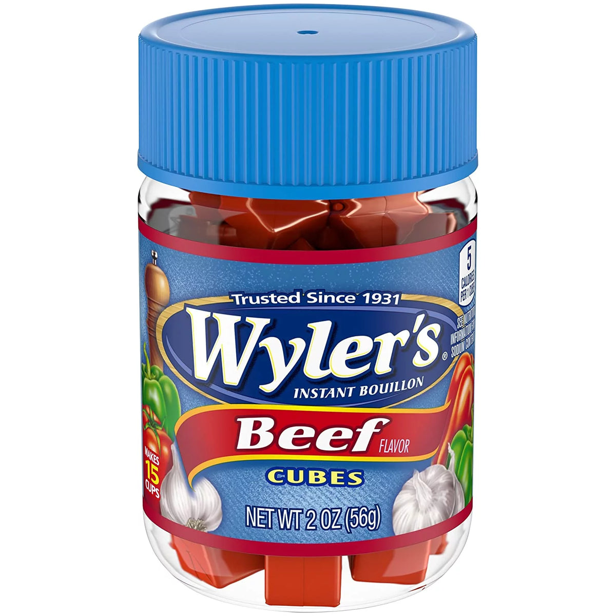 Beef Instant Bouillon Cubes 2 OZ Pack of 12 H14733