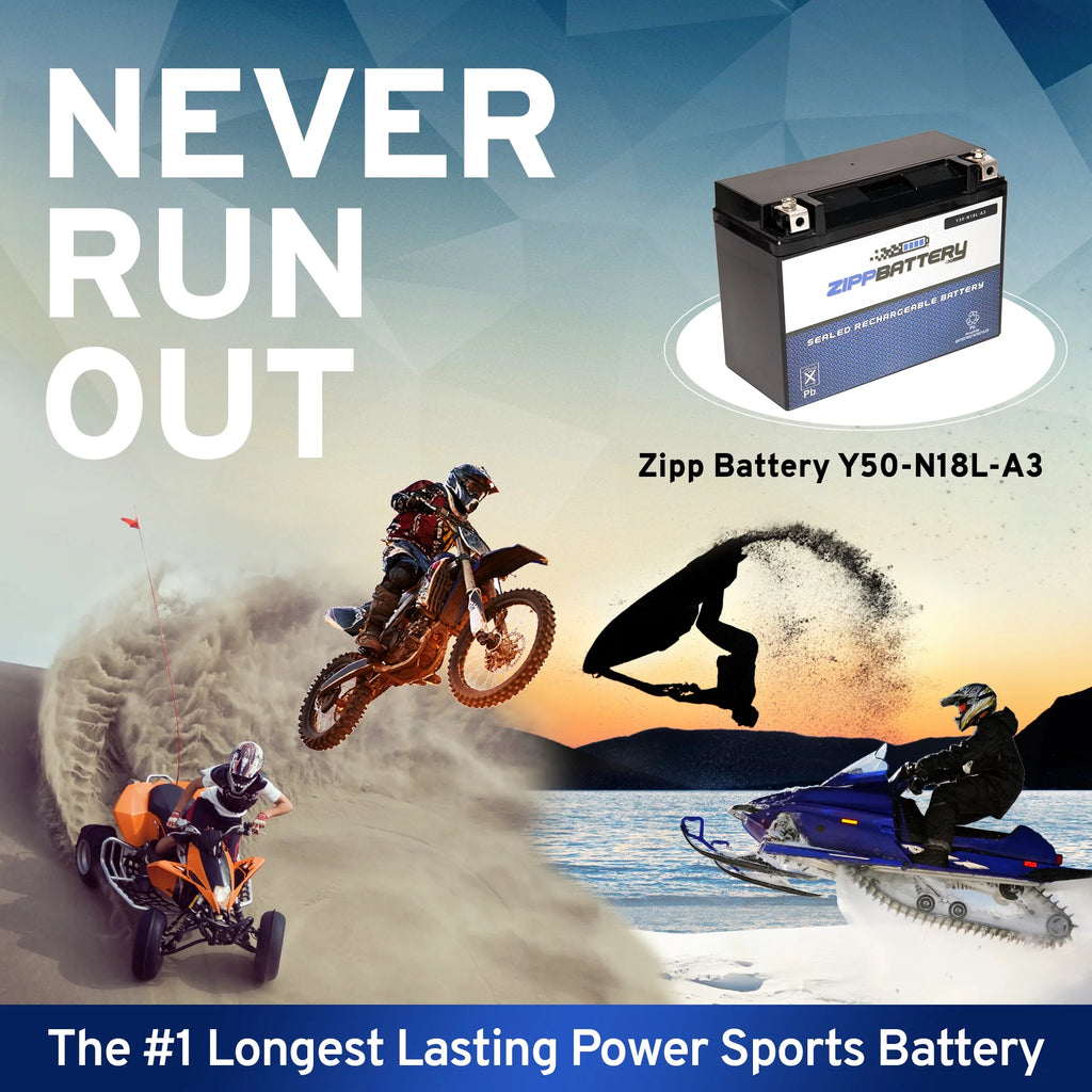 12 Volt 20 Ah 260 CCA Snowmobile Battery V21402