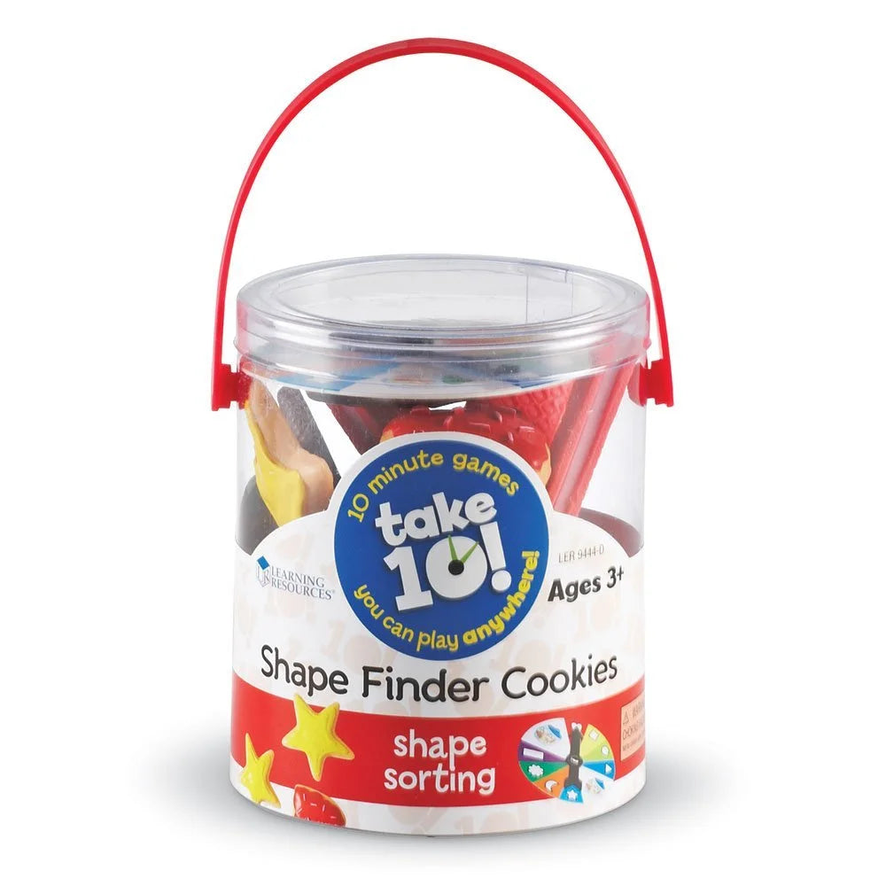 Shape Finders Cookies Preschool Toys, 25 Pieces T387