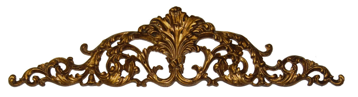 Open Leaf Acanthus Overdoor Gold D744813