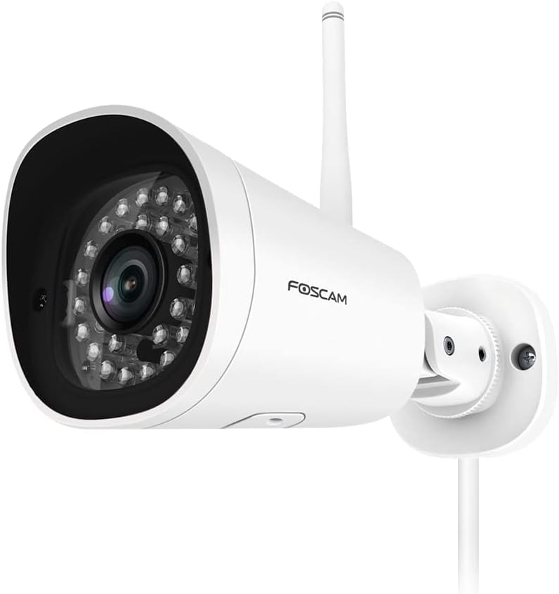 Outdoor Security Camera, 1080P WiFi, Night Vision, IP66 Weatherproof, Black V646855