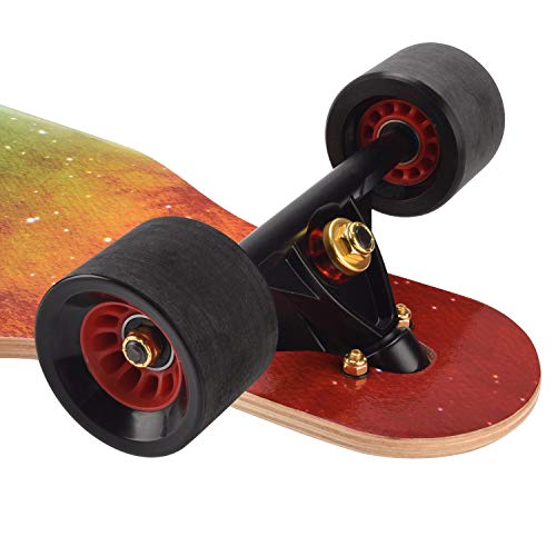 41 Inch Natural Maple Complete Skateboard Cruiser U1722