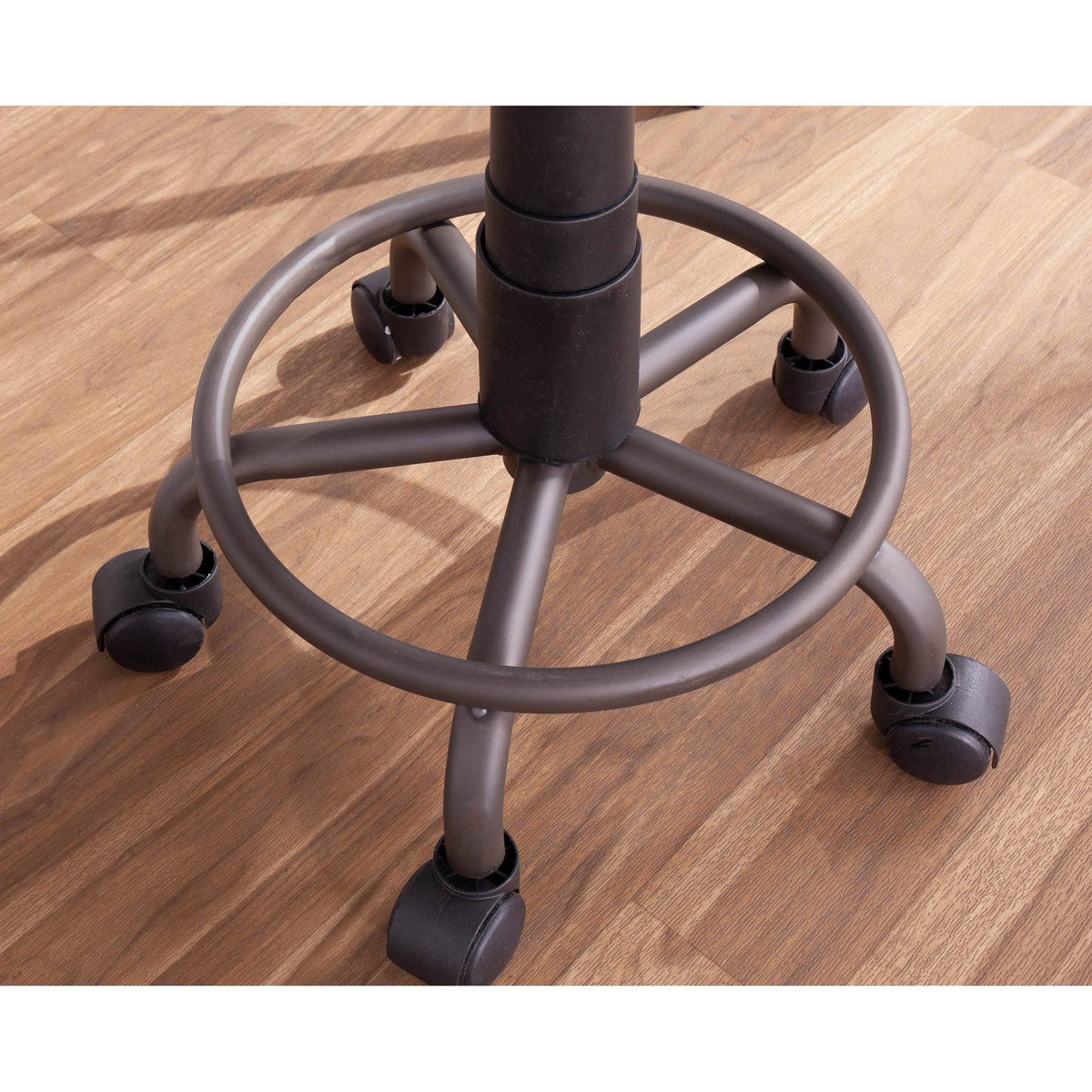 Adjustable Task Chair Camel Faux Leather Y514