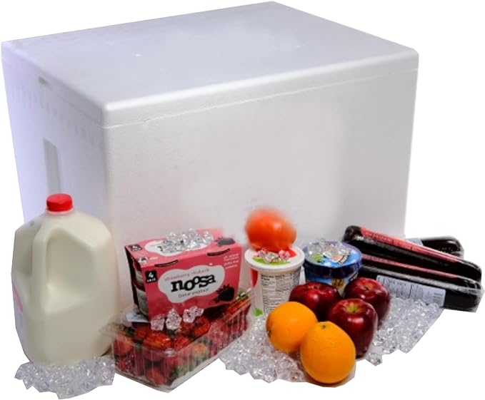 Styrofoam Cooler, Ice Chest 47qt U404961