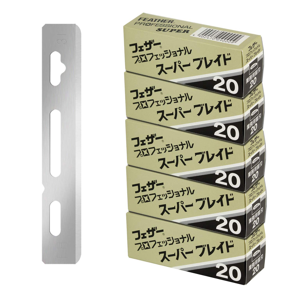 Feather Artist Club ProSuper Razor Blades 60 Count Pack of 2 X5626