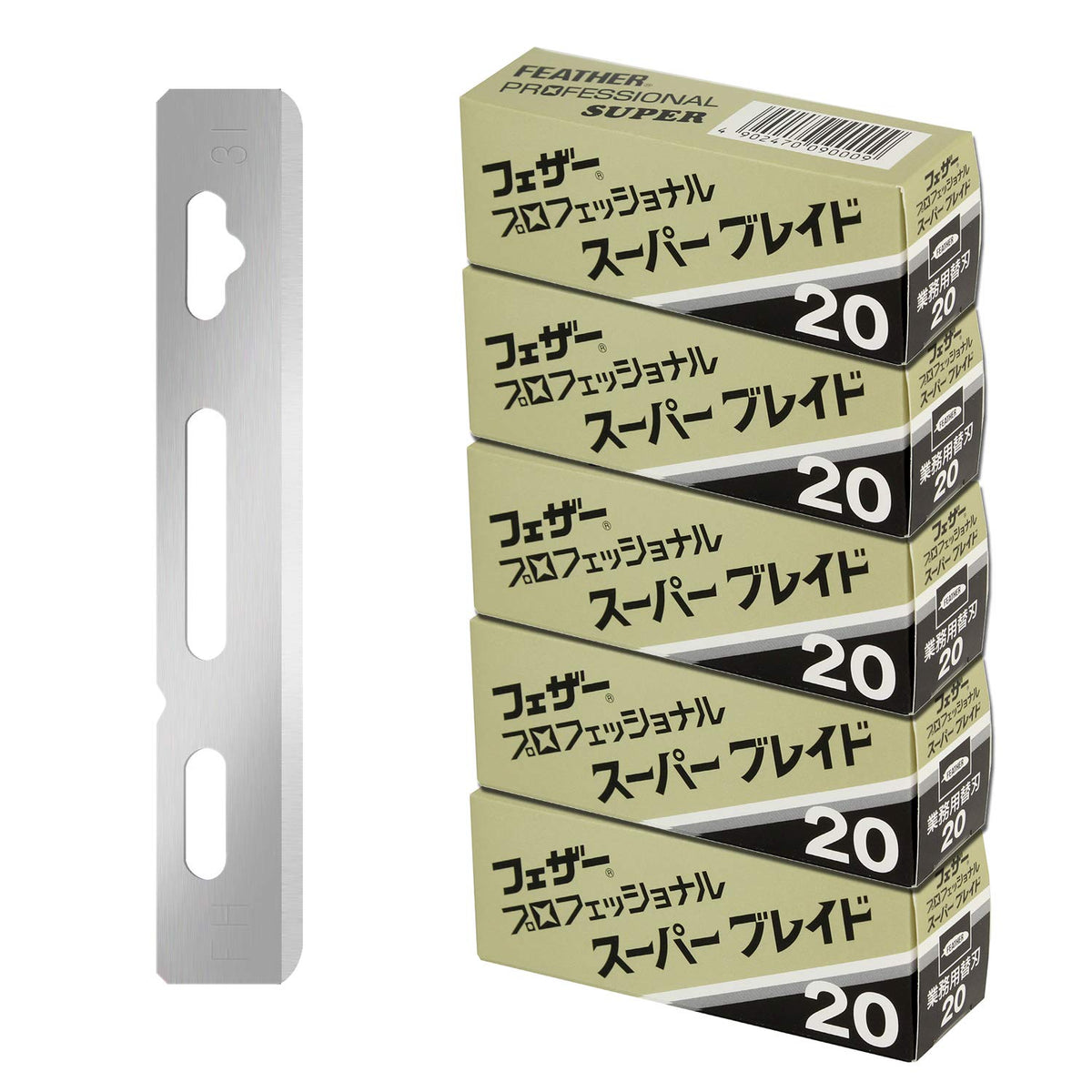 Feather Artist Club ProSuper Razor Blades 60 Count Pack of 2 X5626
