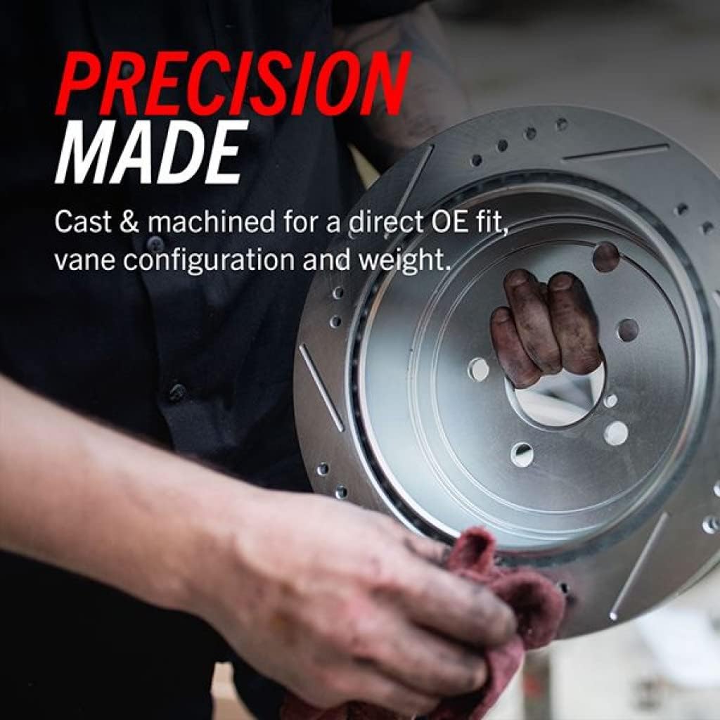Front Evolution Drilled & Slotted Brake Rotor W45859