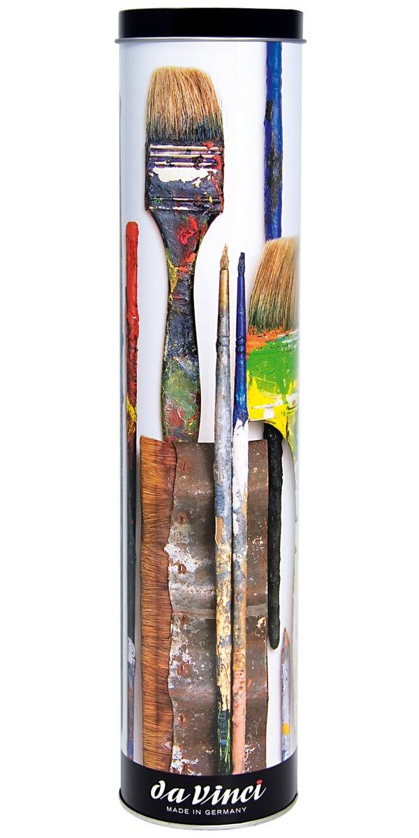 Acryl Synthetic Brush Set, Long Handle, Set of 10 F6003